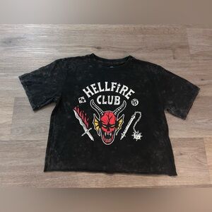 Hellfire club crop top